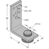 L-Steigkanalhalter SD-LSK 80